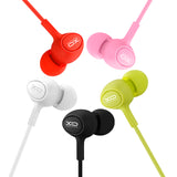 Casti cu fir XO S6, Jack 3.5mm, cu controler, roz