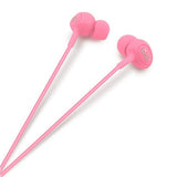 Casti cu fir XO S6, Jack 3.5mm, cu controler, roz