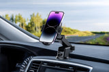 Suport auto XO C121 cu ventuza, rotatie 360°, negru