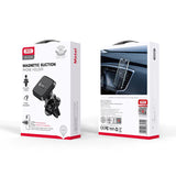 Suport auto magnetic XO C123, prindere grila ventilatie, negru