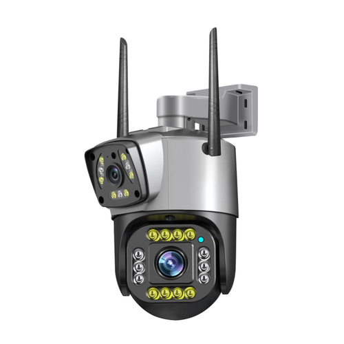 Camera de supraveghere WiFi All-in-One SC02-W, 2MP, IP66, pentru exterior