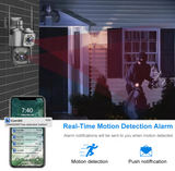 Camera de supraveghere WiFi All-in-One SC03-W, 2MP, IP66, pentru exterior