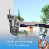 Camera de supraveghere WiFi All-in-One SC03-W, 2MP, IP66, pentru exterior