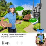 Camera de supraveghere WiFi All-in-One SC03-W, 2MP, IP66, pentru exterior