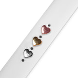 Charm bijuterie curea ceas inima, argintiu