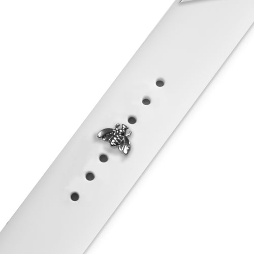 Charm Curea Ceas Albinuta Model 2, Argintiu