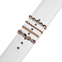 Set ornamente bijuterii metalice pentru curea ceas, tip inel #13