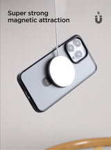 Husa cu inel Joyroom compatibila cu iPhone 15, MagSafe/Magnetic, PC, TPU, Negru