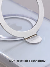 Husa cu inel Joyroom compatibila cu iPhone 15 Pro Max, MagSafe/Magnetic, PC, TPU, Transparent