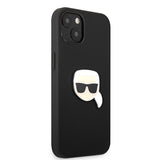 Husa Karl Lagerfeld compatibila cu iPhone 13 Pro, piele PU, Negru