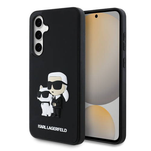 Husa Karl Lagerfeld compatibila cu Galaxy S24 FE, TPU, Negru