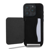 Husa tip carte Karl Lagerfeld compatibila cu iPhone 16 Pro, piele PU, Negru