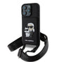 Husa tip carte Karl Lagerfeld compatibila cu iPhone 16 Pro, piele PU, Negru
