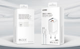 Incarcator Ldnio 20W USB-C/USB-A, cu cablu USB-C la Lightning inclus