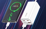 Ldnio 220V 65W, 2xUSB-A + 2xUSB-C + AC, Desktop 2500W, white - A4610