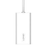 Ldnio 220V 65W, 2xUSB-A + 2xUSB-C + AC, Desktop 2500W, white - A4610
