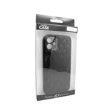 Husa OEM compatibila cu iPhone 13 Pro, piele, Negru