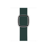Curea COTECi piele compatibila cu Watch Series 3 42mm, Watch Series 4 44mm, Verde
