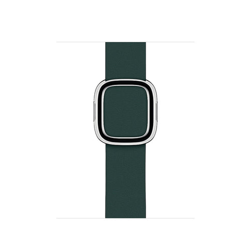 Curea COTECi piele compatibila cu Watch Series 3 42mm, Watch Series 4 44mm, Verde