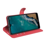 Husa tip carte OEM compatibila cu iPhone 13 Pro, MagSafe/Magnetic, piele