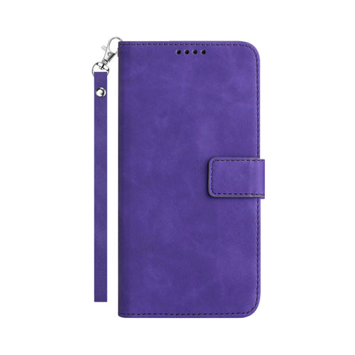 Husa tip carte OEM compatibila cu iPhone 17 Pro, MagSafe/Magnetic, piele ecologica, Mov