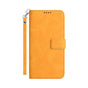 Husa tip carte OEM compatibila cu iPhone 15 Pro, MagSafe/Magnetic, piele ecologica, Galben