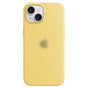 Husa compatibila cu iPhone Xr, Anti-amprenta, silicon, Galben