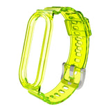 Curea silicon compatibila cu Xiaomi Mi Band 3, Xiaomi Mi Band 4, Portocaliu