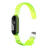 Curea silicon compatibila cu Xiaomi Mi Band 3, Xiaomi Mi Band 4, Portocaliu