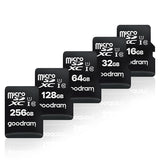 Card de memorie MicroSD GOODRAM, 64GB, Clasa 10 + Adaptor SD