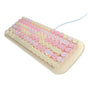 Tastatura cu Fir Mofii SK-645 Candy – Crem (Milk-Tea)