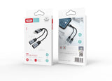 Adaptor XO Lightning la 2 X Lightning, NB-R160A – Negru