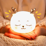 Lampa de Noapte pentru Copii Superfire Deer Tuanzi, Silicon, USB, 1200mAh