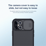 Husa Nillkin compatibila cu iPhone 15 Pro Max, Antisoc, policarbonat, Negru