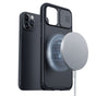 Husa Nillkin compatibila cu iPhone 15, Antisoc, policarbonat, Negru