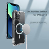 Husa Nillkin compatibila cu iPhone 14 Pro Max, MagSafe/Magnetic, TPU, Transparent