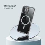 Husa Nillkin compatibila cu iPhone 14 Pro Max, MagSafe/Magnetic, TPU, Transparent