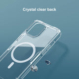 Husa Nillkin compatibila cu iPhone 14 Pro Max, MagSafe/Magnetic, TPU, Transparent