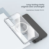 Husa silicon pentru Samsung Galaxy S26 Plus, MagSafe, Transparenta