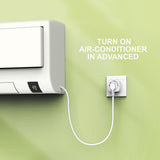 Priza inteligenta Nordic Smart Plug 16A, Wi-Fi, Tuya/Smart Life, Alb