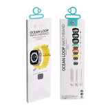 Curea COTECi silicon compatibila cu Watch 42mm, Watch 44mm, Verde