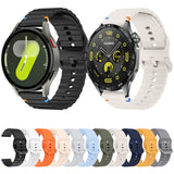 Curea silicon compatibila cu Samsung Watch 3 41mm, Samsung Watch 4 40mm, Alb