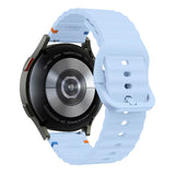 Curea silicon compatibila cu Samsung Watch 3 41mm, Samsung Watch 4 40mm, Alb