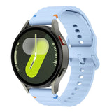Curea silicon compatibila cu Samsung Watch 3 41mm, Samsung Watch 4 40mm, Alb