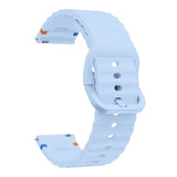 Curea silicon compatibila cu Samsung Watch 3 41mm, Samsung Watch 4 40mm, Alb