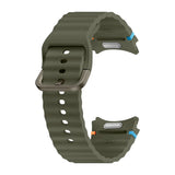 Curea silicon compatibila cu Samsung Watch 3 41mm, Samsung Watch 4 40mm, Alb