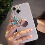Suport telefon Popsocket fluture, caisa