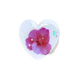 Suport telefon Popsocket Heart/Flower, Albastru