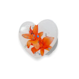 Suport telefon Popsocket Heart/Flower, Albastru