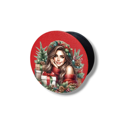 Suport telefon PopSocket, Xmas Girl